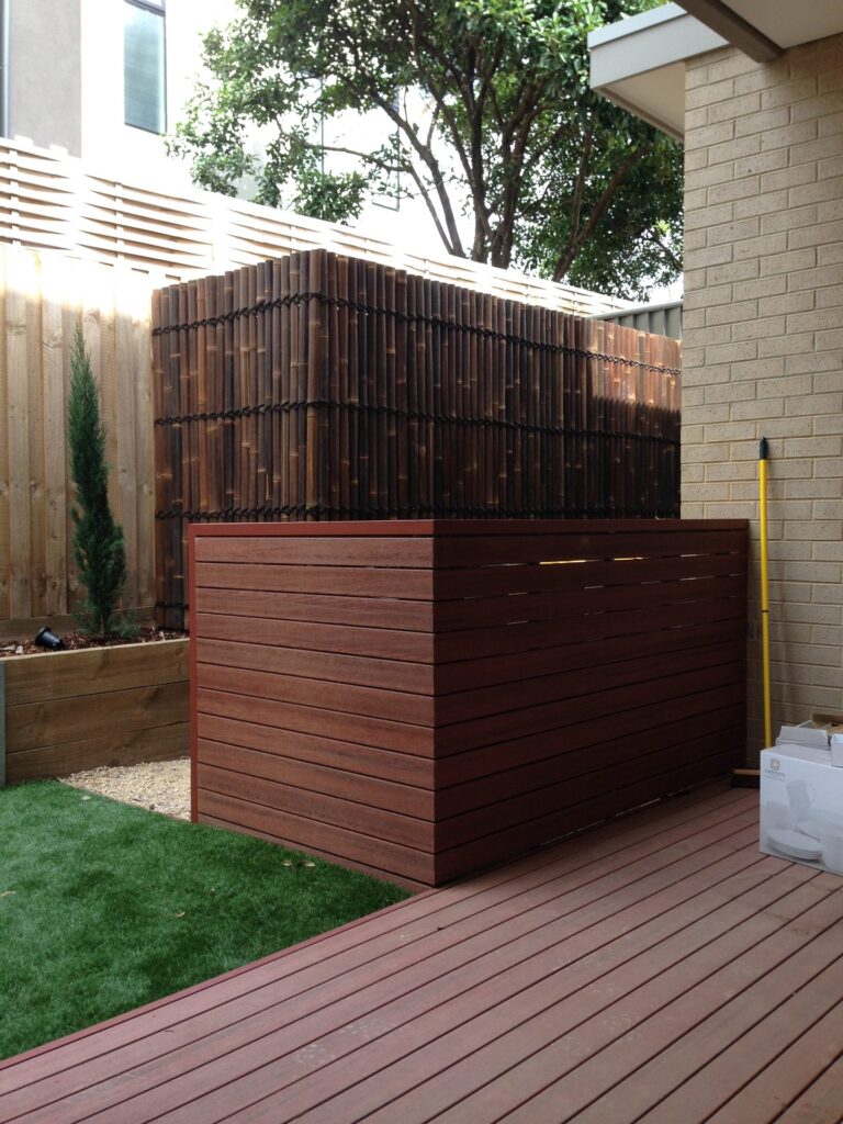 Merbau deck in Croydon by InEx Lifestyle Design landscapers
