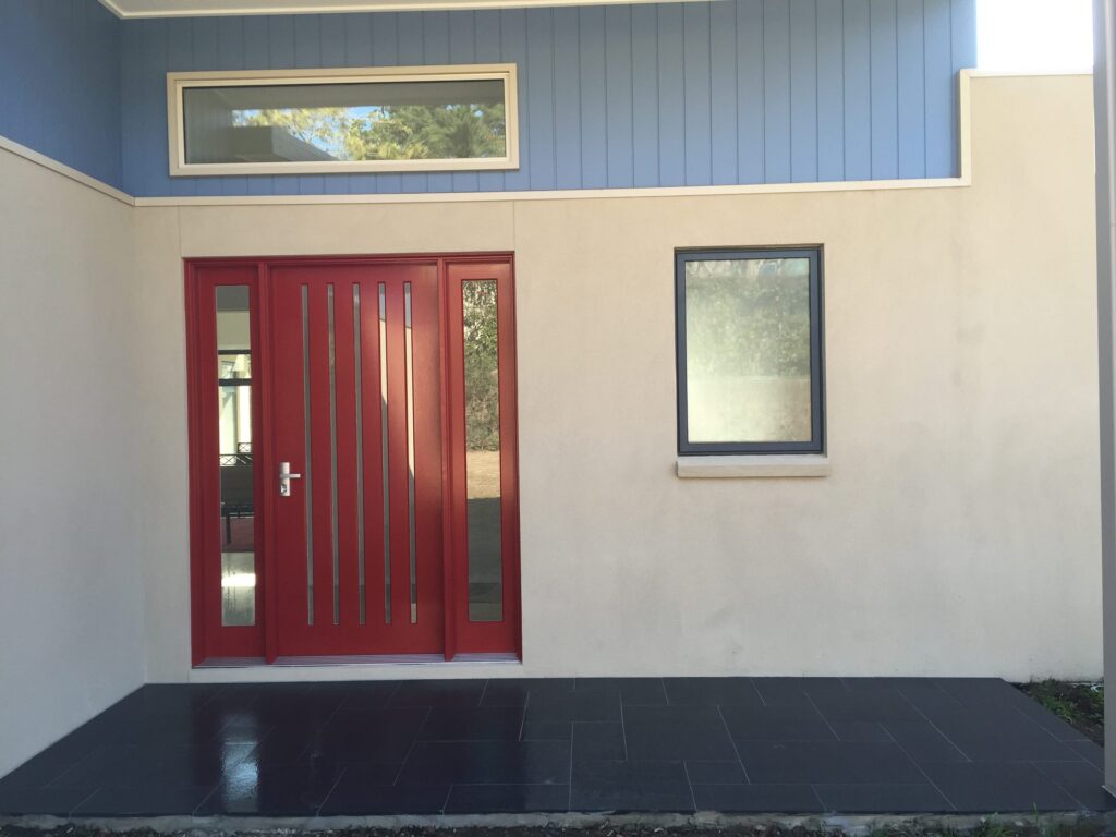 Tiled entry in Mornington by InEx Lifestyle Design landscapers